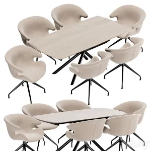 Wing Dining Chair And Table MK WD