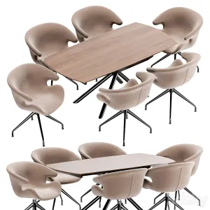 Wing Dining Chair And Table MK WD