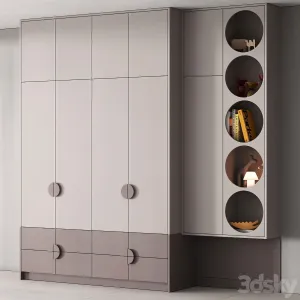 Furniture for Children Rack With Round Holes