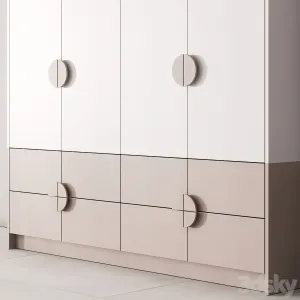 Furniture for Children Rack With Round Holes