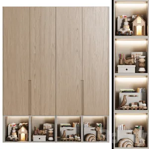 Modular Childrens Wardrobe in a Modern Style