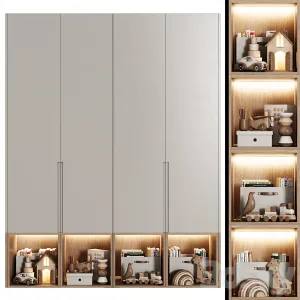 Modular Childrens Wardrobe in a Modern Style