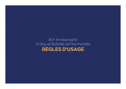 D Day 80th Birthday Brand Guidelines