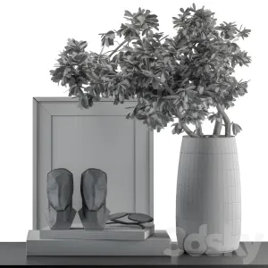 Decorative set green bouquet set