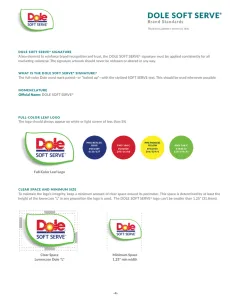 Dole Soft Serve