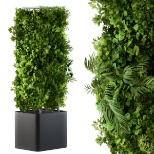 Outdoor plant box vertical garden