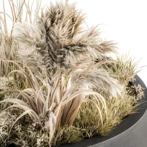 Outdoor plants tree in concrete pot 4