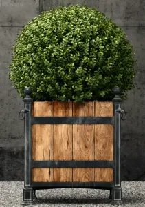 Restoration hardware versailles wood panel planters