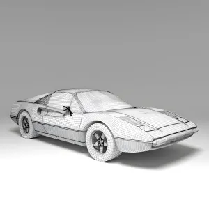 Ferrari Car 308 Gtb 1975