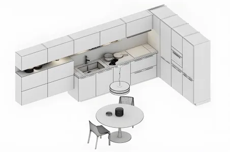 Kitchen poliform my planet handle