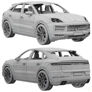 Porsche Cayenne Hybrid Coupe 2024
