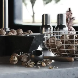 Christmas walnut decor