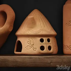 Dishes clay n