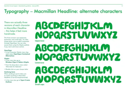 Macmillan Cancer Support 2012