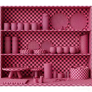 Kitchen secor dishes aluminum