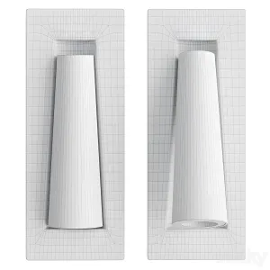 Leds gamma reessed wall light