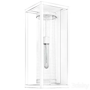 Modern miller outdoor wall light