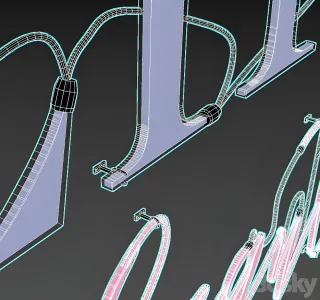 Neon text life is beautiful