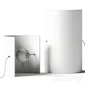 Gallotti radice bonfire table lamps