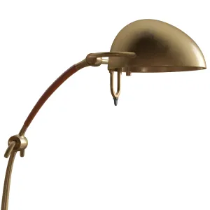 Ralph lauren westbury floor lamp in natural brass rlnb