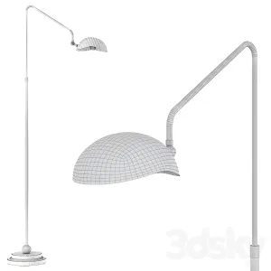Restoration hardware convessi floor lamp black brass