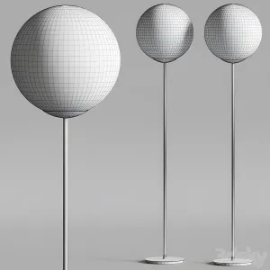 Slide mineral floor lamps