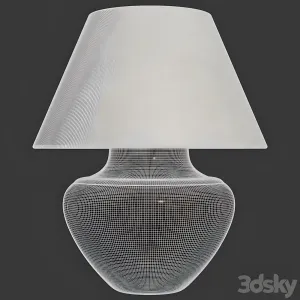 Zara home the black ceramic base lamp