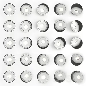 Delta light tweeter trimless