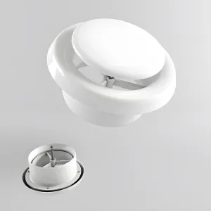 Ventilation plastic diffuser