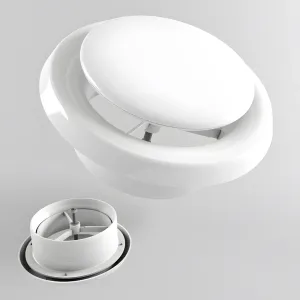 Ventilation plastic diffuser