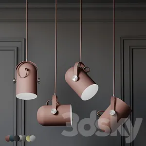 Warmly Modern Nordic Angled Drop Lights