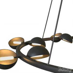 Avion round lights chandelier