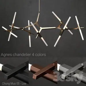 Chandelier agnes lights colors 2