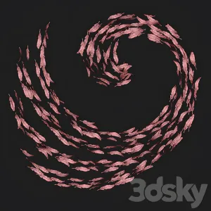 Airy chandelier