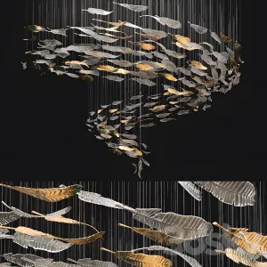 Airy chandelier