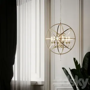 Ballard design nicolette crystal orb chandelier