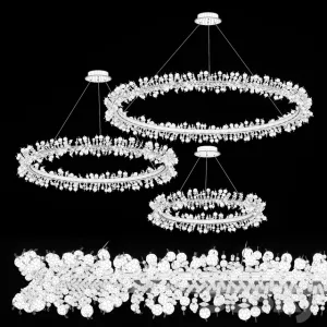 Crystal ring chandelier thera