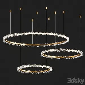 Halo crystal chandelier by manooi