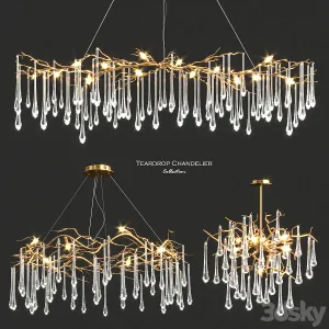 John richard teardrop chandelier collection