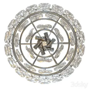 Kinkeldey hexagonal crystal chandelier