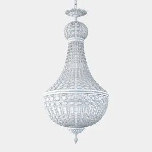 Rh mpire crystal chandelier