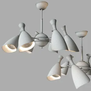 Led chandelier horns
