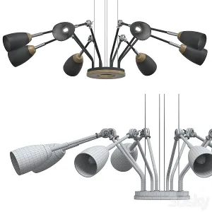 Lumen lux ceiling chandelier