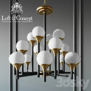 Luster ball valley chandelier