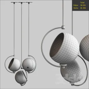 Phase pendant lamp