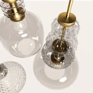 Suspended lamps carnival by vintage