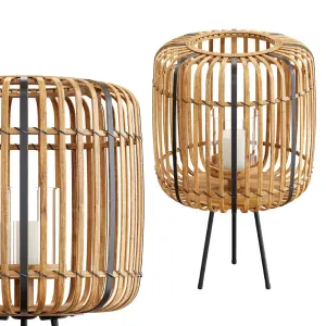 Zara home the bamboo decorative candle lamp