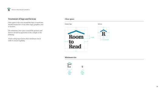 Room to Read Brand Guidelines