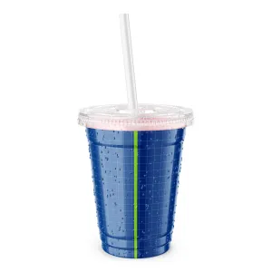 Strawberry Smoothie Cup With Straw