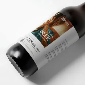 Amber Color Longneck Beer Bottle 07
